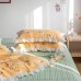 3/4 Pcs Pastoral Floral Daisy Cotton Princess Style Cotton Quilt Cover Korean Style Sheets Girl Heart Dormitory Double