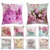 Flower Bouquet 45*45cm Cushion Cover Linen Throw Pillow Car Home Decoration Decorative Pillowcase