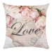 Flower Bouquet 45*45cm Cushion Cover Linen Throw Pillow Car Home Decoration Decorative Pillowcase