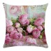 Flower Bouquet 45*45cm Cushion Cover Linen Throw Pillow Car Home Decoration Decorative Pillowcase