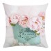 Flower Bouquet 45*45cm Cushion Cover Linen Throw Pillow Car Home Decoration Decorative Pillowcase