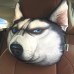3D Husky Car Headrest Comfortable Breathable Cartoon Neck Support Pillow