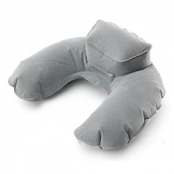 U-Shape Inflatable Travel Pillow Air Cushion Neck Rest Supplies Plane Flight Nap Pillow
