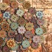 100 Pcs Wooden Decoration Sewing Buttons Washable Creative Knitting Sewing DIY Materials Two Size