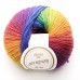 50g Wool Yarn Ball Rainbow Colorful Knitting Crochet Yarn Craft for Sewing DIY Cloth Accessories