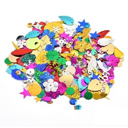 Mixed Plating Sequins DIY Handcraft Materials Shell Floral Star Sequins Early Education Handmade Toy