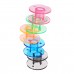 25Pcs/Set Empty Bobbins Sewing Machine Spools Colorful Plastic Case Storage Box For Sewing Machine