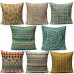 New Fresh Geometric Home Decor Linen Waist Throw Pillow Case Sofa Cushion Cover