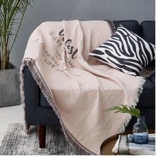 Modern Sofa Towel Couch Cover Anti-slip Fabric Winter Bedspread Knitted Thread Blanket