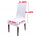 Elegant Black White Elastic Chair Cover Universal Home Wedding Dining Chair Slipcover Decor