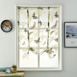 Fresh Curtain Lower Open Pastoral Style Curtains Curtain Rome Screen Translucidus Curtain