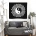 YingYang Mandala Tapestry Wall Hanging Indian Hippie Dorm Ethnic Cotton Decor